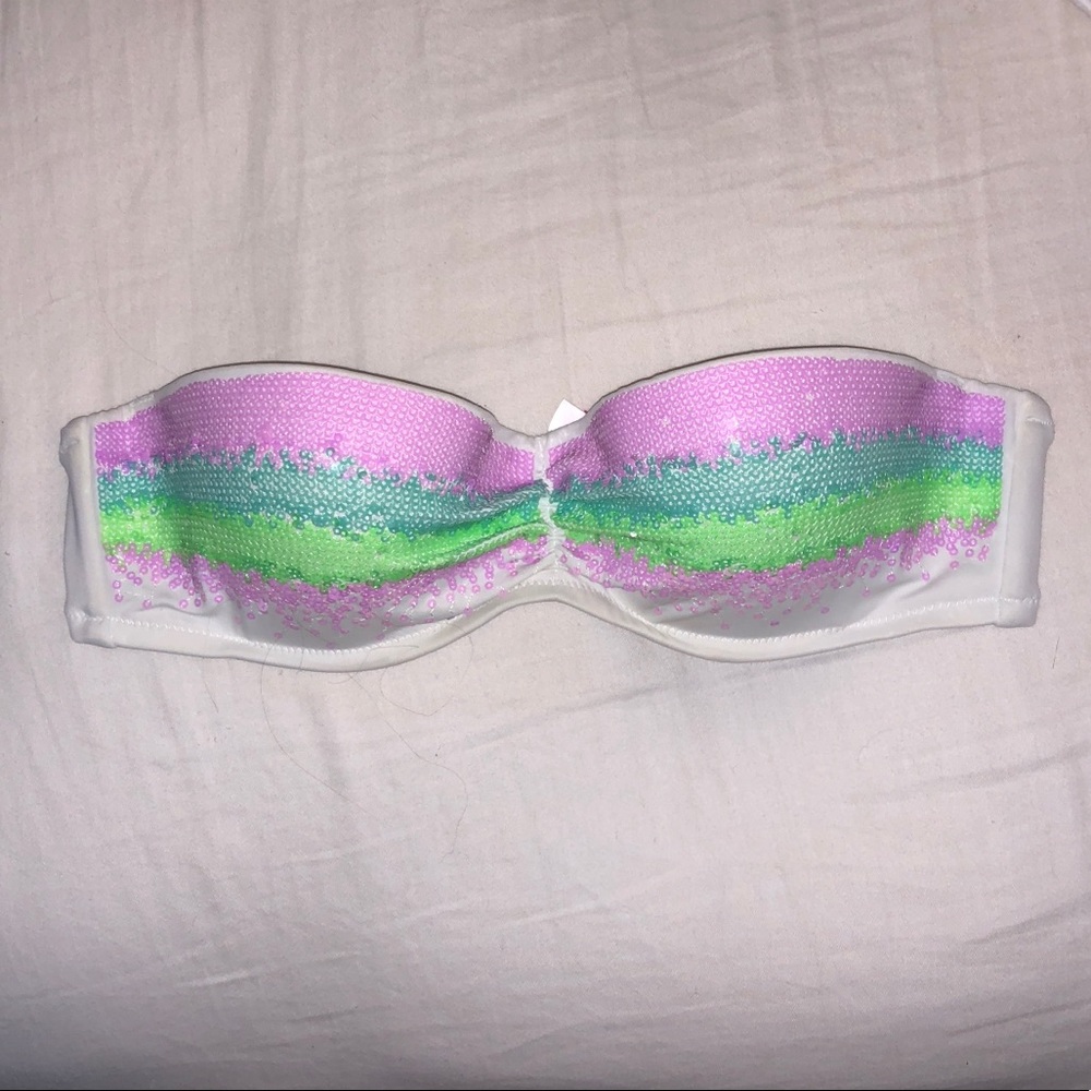 VS flirt bandeau push up swim top
